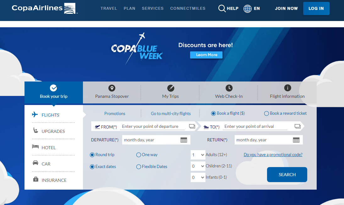 How to Make Copa Airlines Bookings