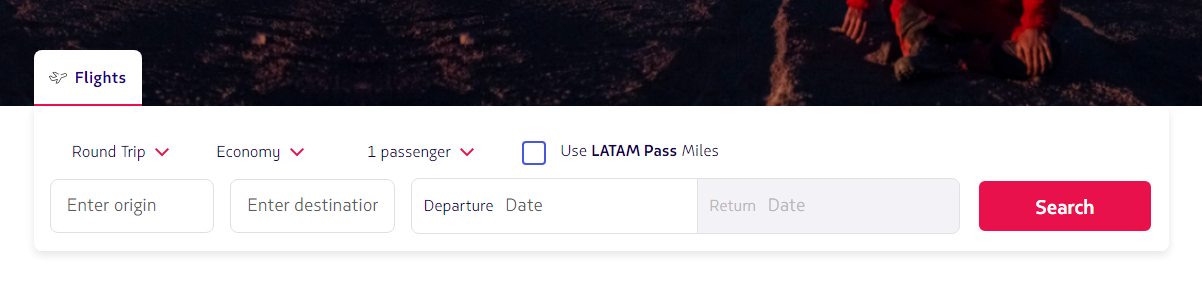 LATAM Airlines reservations